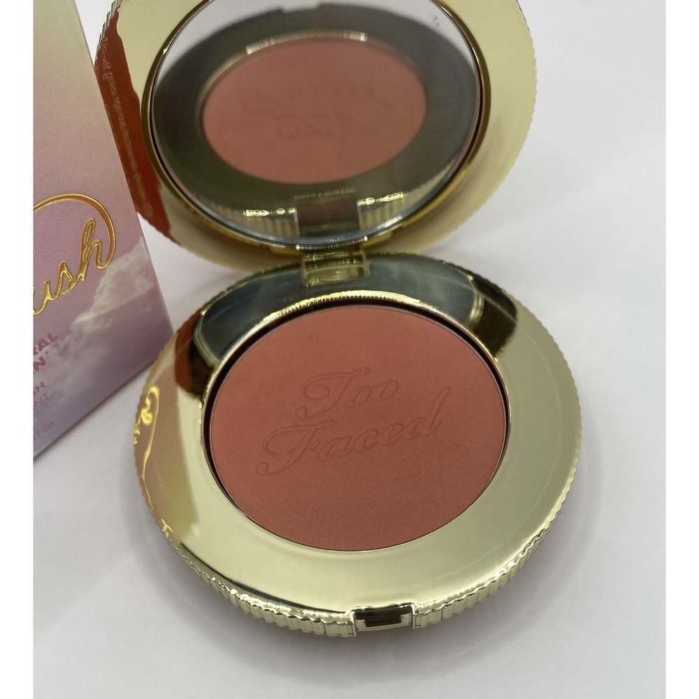 Too Faced Cloud Crush Blurring Blush Tequila Sunset Diffused Matte 5 g New - Picture 2 of 16